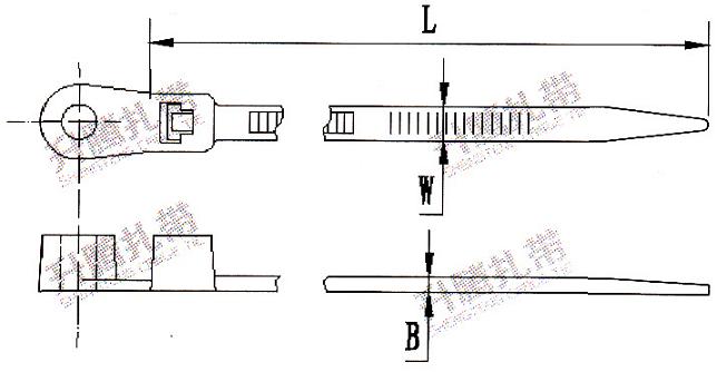 固定扎带规格图
